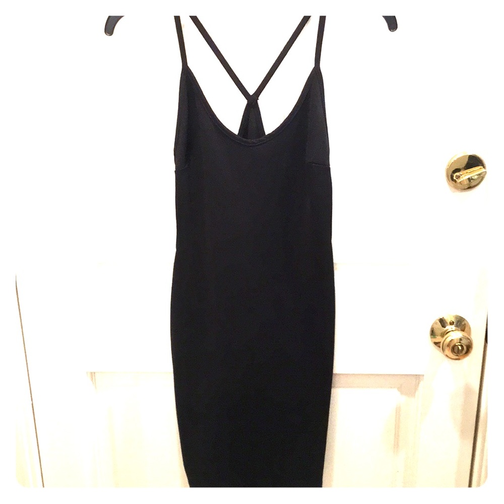 NWT Black Mini Camisole Dress